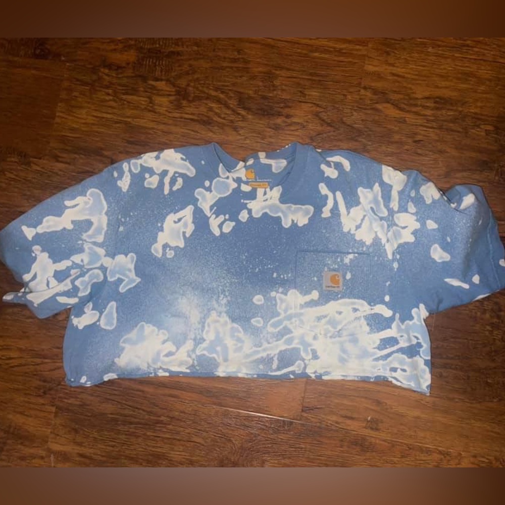 Custom made crop Carhartt tee